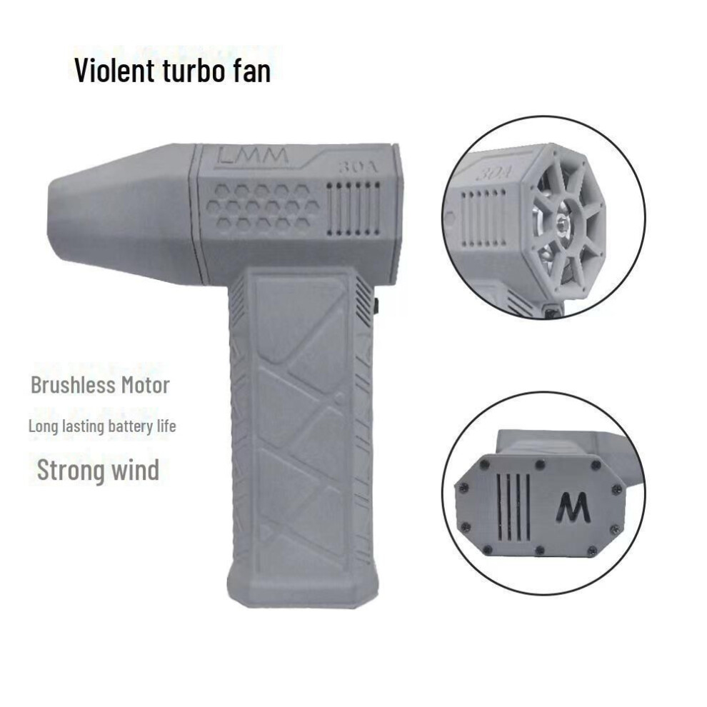(gray) High-Power Brushless Turbo Fan Blower
