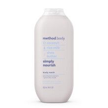 Method Body Wash Simply Nourish Parabenen- en ftalaatvrij 18 oz Verpakking van 1