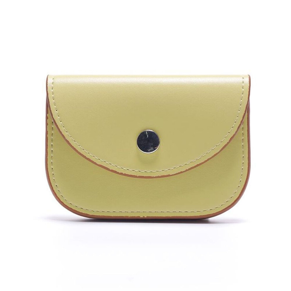 (yellow) "inn's Korean Designer Coin Purse & Card Holder: Compact, Chic, High-value