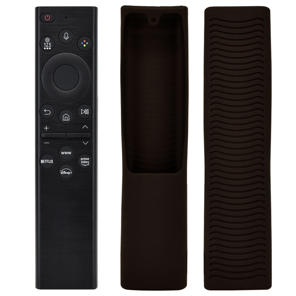 (With Black Case) New Replace BN59-01386D Voice Remote Control For Samsung 2022 Smart TV QN65QN800B QN65QN900B QN55QN90B UE70BU8000U QE32LS03BBU