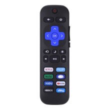 (A) Universal TV Remote Control for Roku for TCL/Hisense/Insignia/Element/Westinghouse/Hitachi LCD TV Television Lightweight