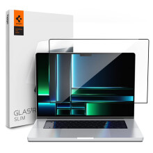 Spigen Displayschutz aus geh   rtetem Glas [GlasTR Slim] Entwickelt f   r MacBook Pro 14 Zoll (M3 / M3 Pro / M3 Max / M2 Pro / M2 Max / M1 Pro / M1