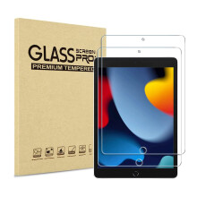 XZC [2 Stck] Displayschutzfolie kompatibel mit iPad 9. Generation/iPad 8. Generation/iPad 7. Generation 10,2 Zoll Displayschutzfolie aus gehrtetem