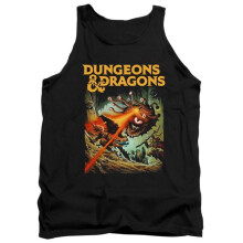 Trevco Sportswear HBRO638-TK-3 Dungeons & Dragons Beholder Strike Adult Tank Top, Black - Large
