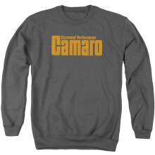 Trevco Sportswear CHV144-AS-3 Chevrolet Command Performance Adult Crewneck Sweatshirt, Charcoal - Large