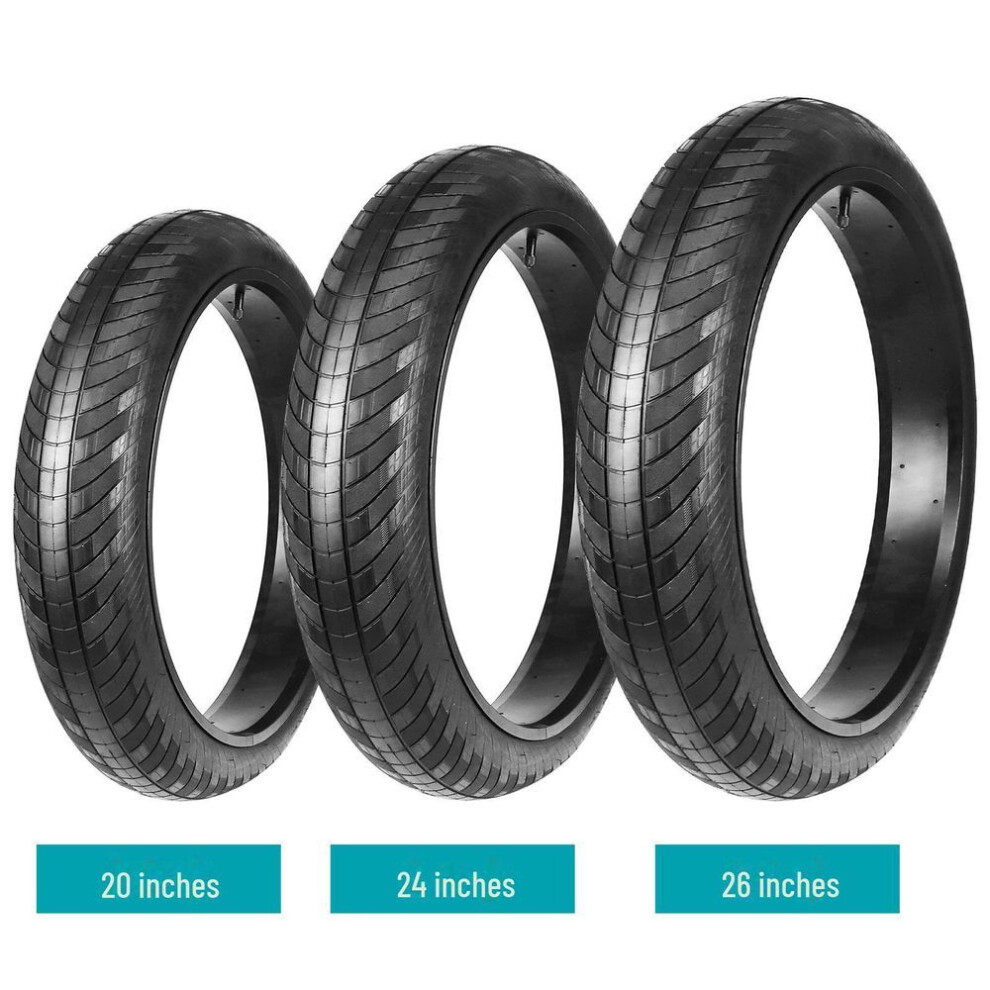(as the picture, 24) "snowmobile 20/24/26x3.0 Tires, Beach Car Tires, Wide Bicycle Tires, Mountain Bike Fat Tires