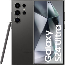 (256GB, Titanium Black) Samsung Galaxy S24 Ultra, AI Android Smartphone, 12GB RAM, 512GB Storage, 200MP Camera, S Pen, Long Battery Life, Titanium Gray, - Refurbished