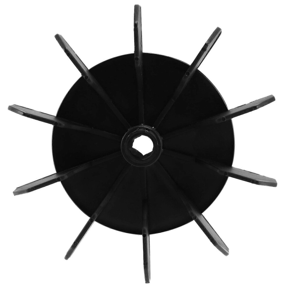 (As Show, One Size) Replacement 0.5" Inner Bore 10 Impeller Air Compressor Motor Fan Blade Black 5062994782206