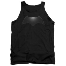Trevco Sportswear BVS117-TK-1 Batman vs Superman Beveled Bat Logo Adult Tank Top, Black - Small