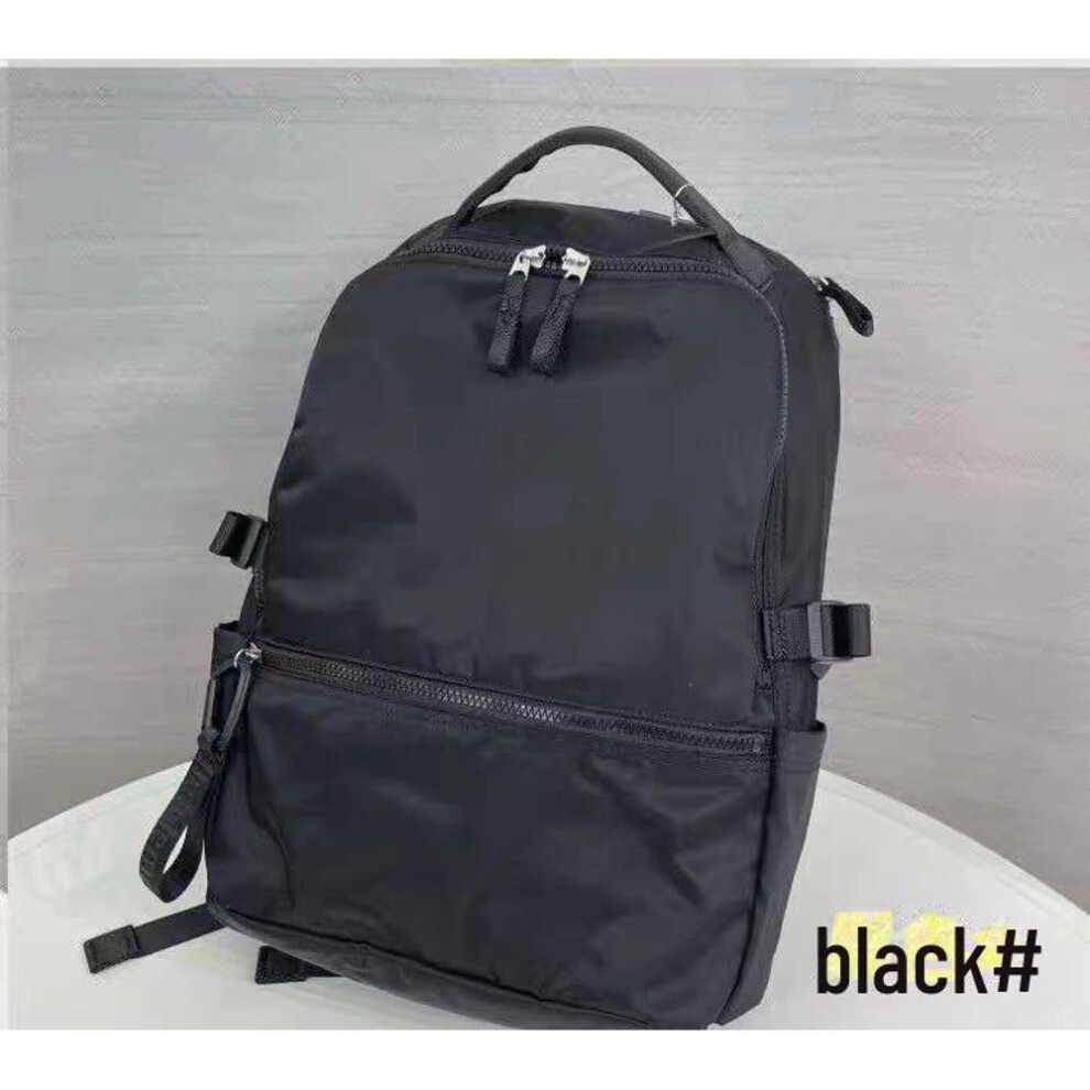 (black) "22l Large Capacity Lightweight Backpack For Men & Women - Fashionable, Simple, Casual, Commuting & Travel