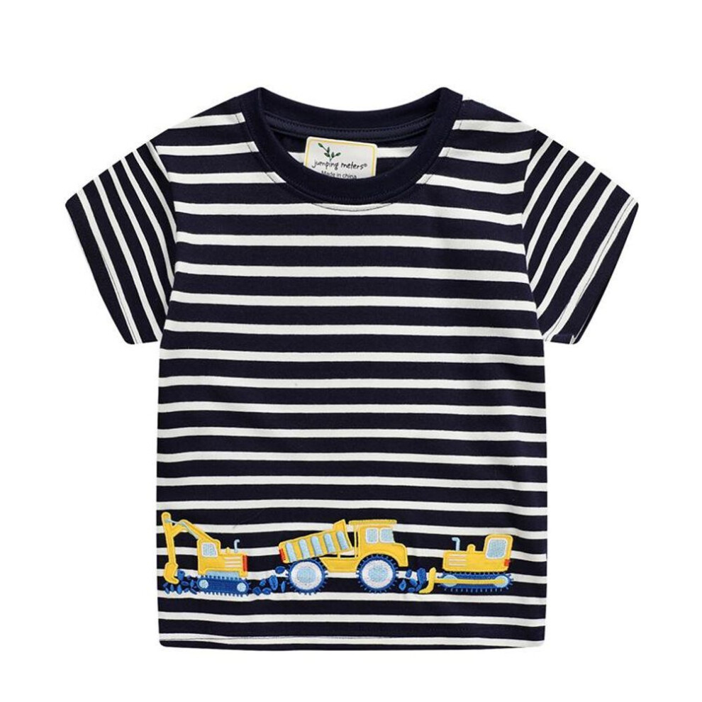 (Label 7T, recommended height 120-130 cm) "2024 Summer Baby Boy Short-Sleeve T-Shirts