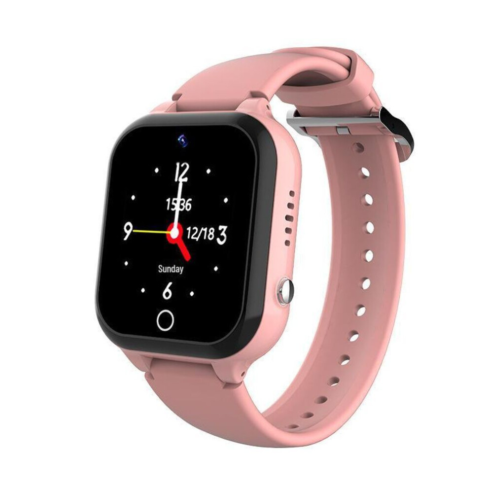 (pink) C80 4g Kids' Smartwatch: Waterproof, Multi-language, Wifi, Video Calls, Gps Positioning