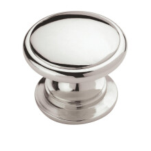 Amerock | Skpsknopp | Polerad krom | 1-1/4 tum (32 mm) Diameter | Ravino | 25-pack | Ldknapp | Hrdvara fr skp