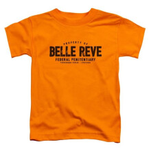 Trevco Sportswear BM2630-TT-1 Batman Belle Reve Toddler Short Sleeve T-Shirt, Orange - Small 2T