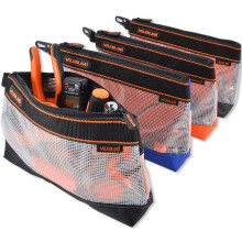 WELKINLAND Clear Tool Pouch  4PCS Tool pouches  13 Tools pouch  Zipper tool pouch  Tool pouch bag  Tool bag organizer  Small t