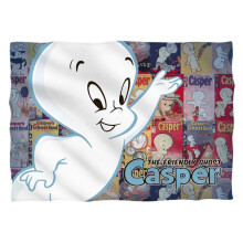 Trevco Sportswear DRM289-PLO1-0 20 x 28 in. Casper The Friendly Ghost Casper & Covers Pillow Case, White