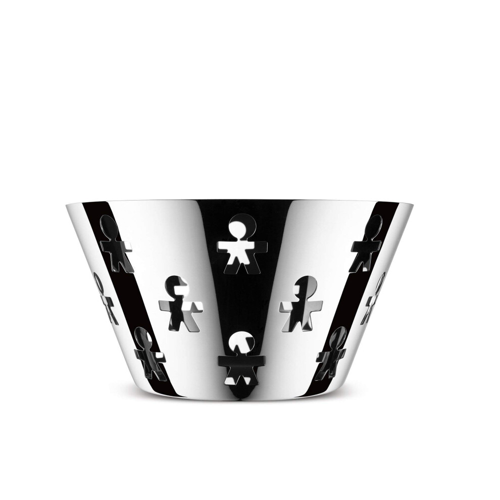 Alessi Girotondo Design Fruit Bowl 23Cm Polished