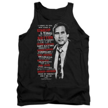 Trevco Sportswear WBM654-TK-4 Christmas Vacation Profanities Adult Tank Top, Black - Extra Large