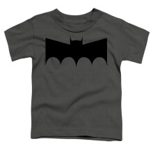Trevco Sportswear BM3558-TT-1 Batman 50s Batman Logo Toddler Short Sleeve T-Shirt, Charcoal - Small 2T
