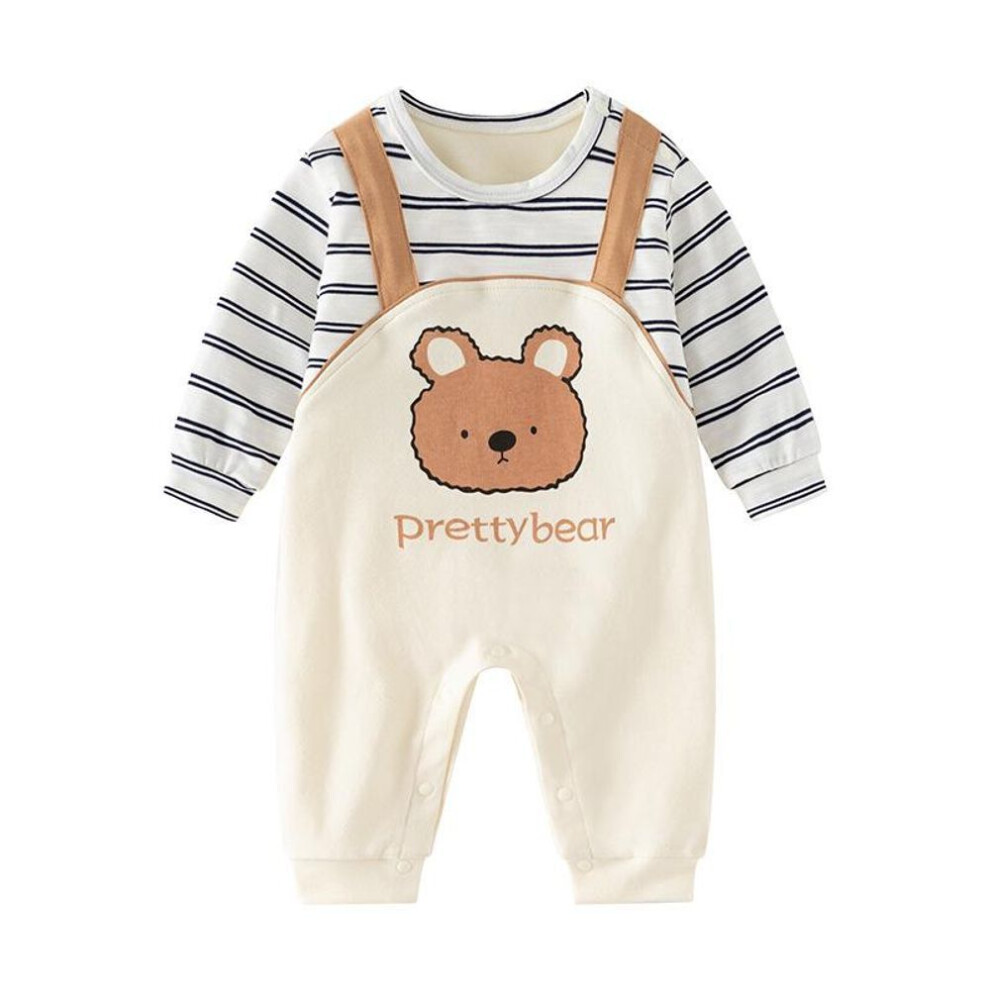(73) Infant Long-Sleeve Jumpsuit: Spring & Autumn Baby Boy Romper