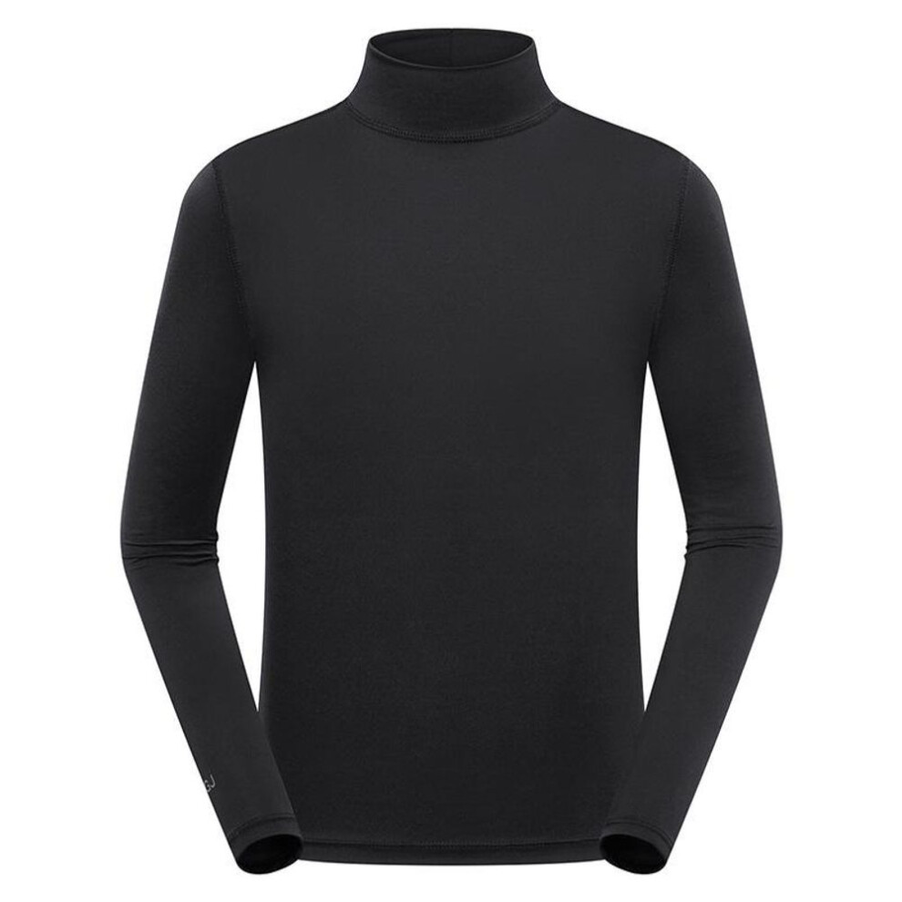(black, S) "TTYGJ Kids' Ice Silk Sun Protection Long Sleeve Golf Shirt