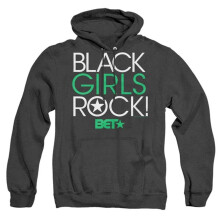 Trevco Sportswear BET118-AHH-1 Bet Black Girls Rock Adult Heather Hoodie, Black - Small