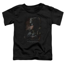 Trevco Sportswear BVS209-KT-1 Batman vs Superman Desert Gear Toddler Short Sleeve T-Shirt, Black - Large 4T