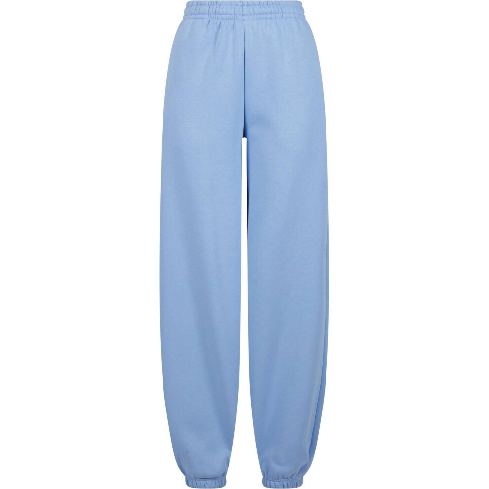(3XL, Powder Blue) Build Your Brand Womens/Ladies Fluffy Sweatpants-image-OPC-PGCQNQK-NEW