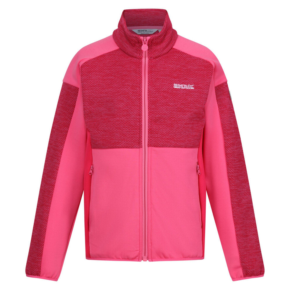 (14 Years, Flamingo Pink) Regatta Childrens/Kids Highton III Fleece Jacket