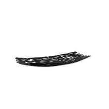 Centre de table Alessi Bark en acier color    avec r   sine    poxy noire
