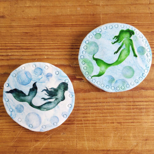 Mermaids Cookie and Craft Stencil av Designer Stencils 2