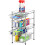 Simplu Houseware Stackable 2 Tier Organizator de co?uri glisante Crome Chrome Chrome 4