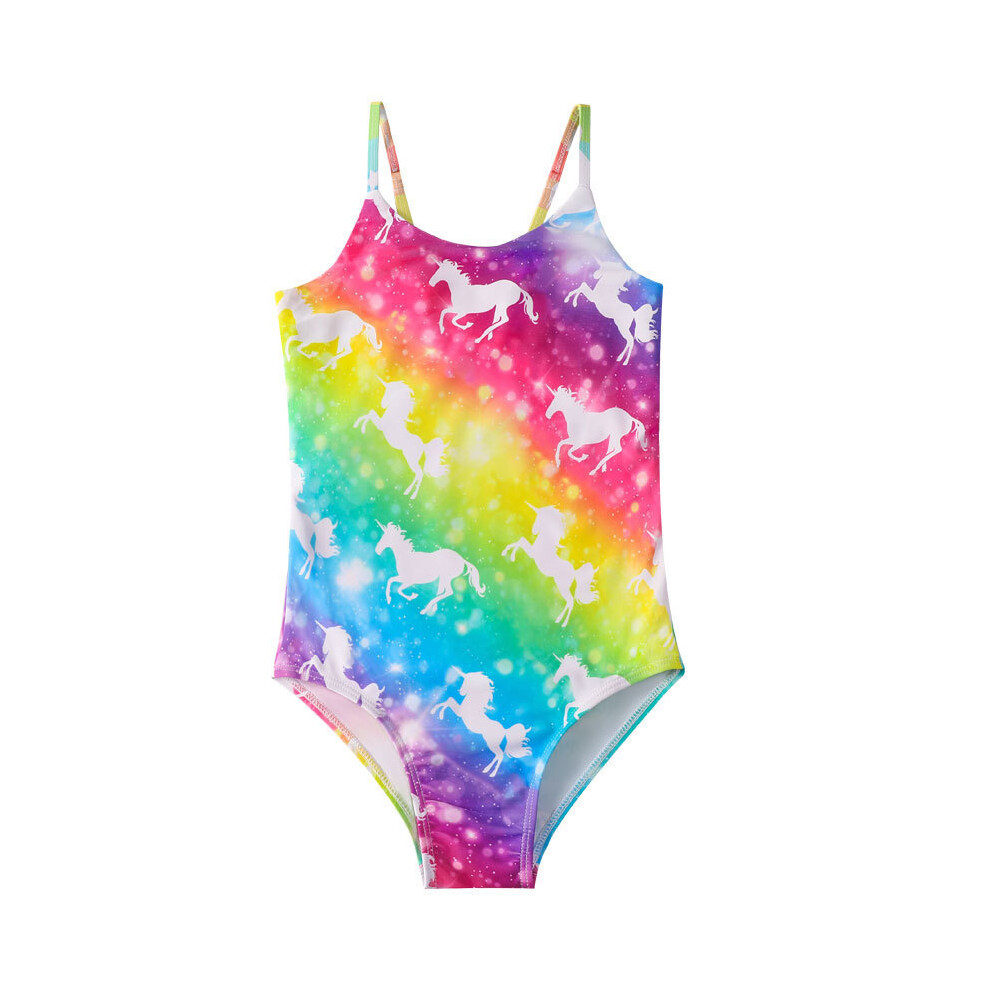 (H, 150) Children's Mermaid Swimsuit Girl One-piece Swimsuit Girl Sling Swimsuit-image-OPC-PGCQZBC-NEW