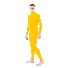 (Yellow flat hand, 110) Halloween Cos Spider Onesie Headgear Solid Color Face-display Stage Costume
