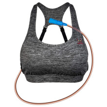 The Original WineRack Booze Bra Flask - Adjustable Design - Holds 25oz of Booze (grey, Large)