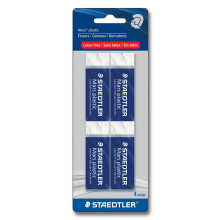 STAEDTLER Mars muovinen Premium Quality vinyylipyyhekumi valkoinen lateksiton ik      ntym   t   n minimaalisesti mureneva 4 kpl (526 50 BK4)
