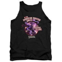 Trevco Sportswear HBRO756-TK-3 Dungeons & Dragons Dungeon Master Smiles Adult Tank Top, Black - Large