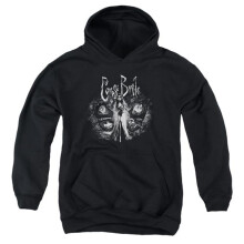 Trevco Sportswear WBM212-YFTH-4 Corpse Bride to Be Youth Hooded Sweatshirt, Black - Extra Large