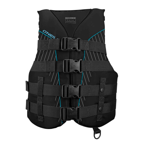 O'Neill Superlite USCG Vida Vida Black/Black/Black: Turquesa L 2