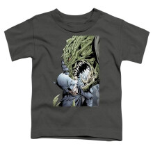 Trevco Sportswear BM2891-TT-3 Batman Killer Croc Toddler Short Sleeve T-Shirt, Charcoal - Large 4T