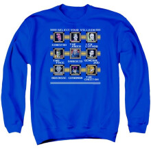 Trevco Sportswear DCO675-AS-4 DC Stage Select Adult Crewneck Sweatshirt, Royal - Extra Large