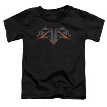 Trevco Sportswear BVS113B-KT-1 Batman vs Superman Tech Bat Logo Toddler Short Sleeve T-Shirt, Black - Large 4T