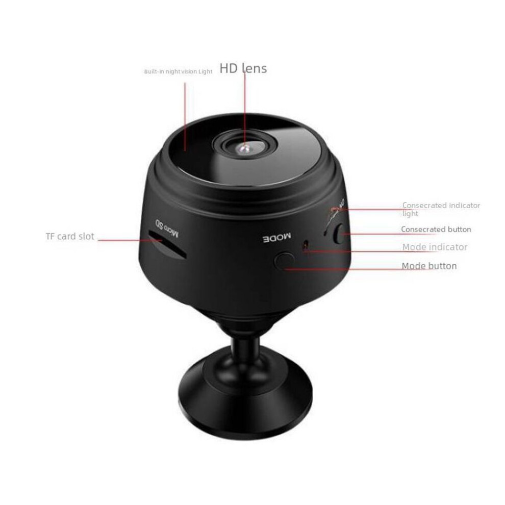 (black, Device) "HDWiFi A9 Wireless Night Vision Home Monitoring Camera