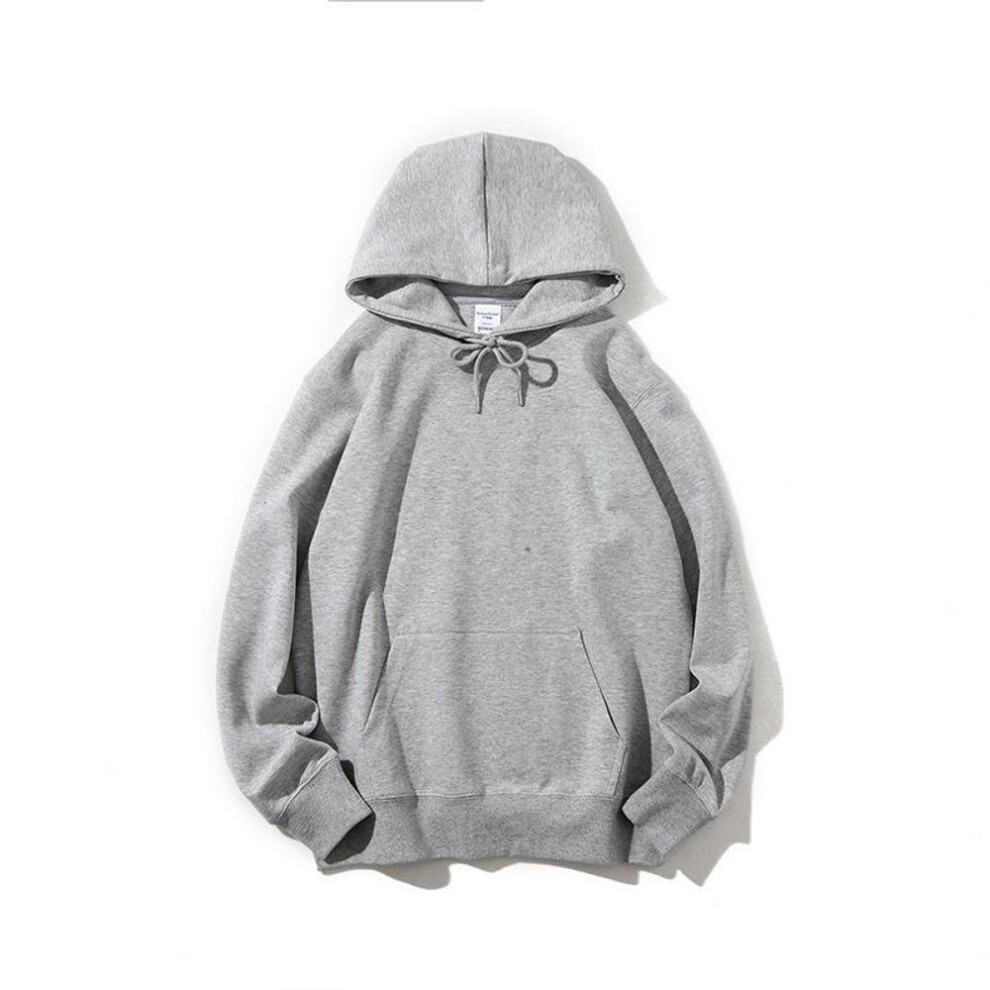 (light gray, XXL) Women's Avocado Green Hoodie, 300g Combed Cotton with Velvet, Matcha Green, Light Green Top for Spring and Autumn