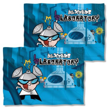 Trevco Sportswear CN415FB-PLO1-0 Dexters Lab Front Back Print Pillow Case, White - 20 x 28 in.
