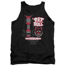 Trevco Sportswear UNI338-TK-1 Back to the Future II Pit Bull Adult Tank Top, Black - Small