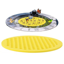 Bee Water Feeder Floating Island Waterer Bee Drinking Station Honeycomb Feeder Bee Drinker Island Tray for Outdoor Garden Thirst