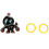 Sonic The Hedgehog Sonic The Hedgehog 2.5" Dark Chao Μίνι Φιγούρα Δράσης 3
