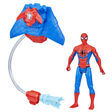 Marvel Spider-Man Aqua Web Warriors Action Figure da 4 Pollici con Accessorio per Acqua
