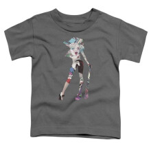 Trevco Sportswear BM2833-TT-2 Batman Scene Inside Toddler Short Sleeve T-Shirt, Charcoal - Medium 3T